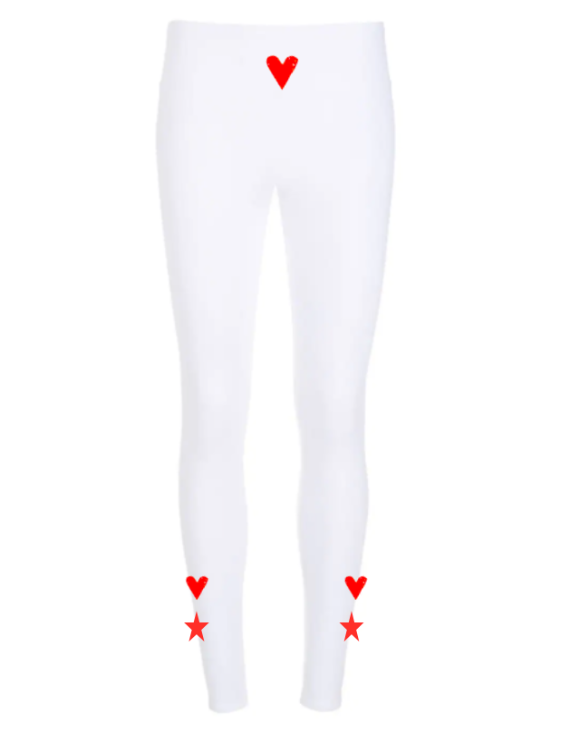 Calça Térmica Heart Preta com Azul Metalic