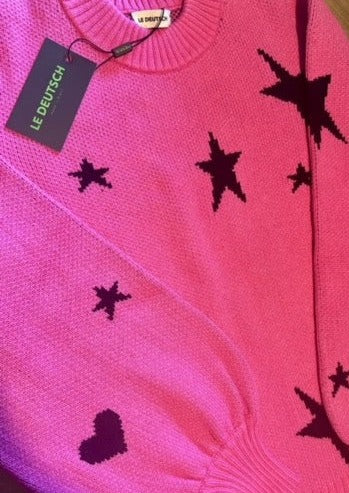 Tricot Estrelas e Corações