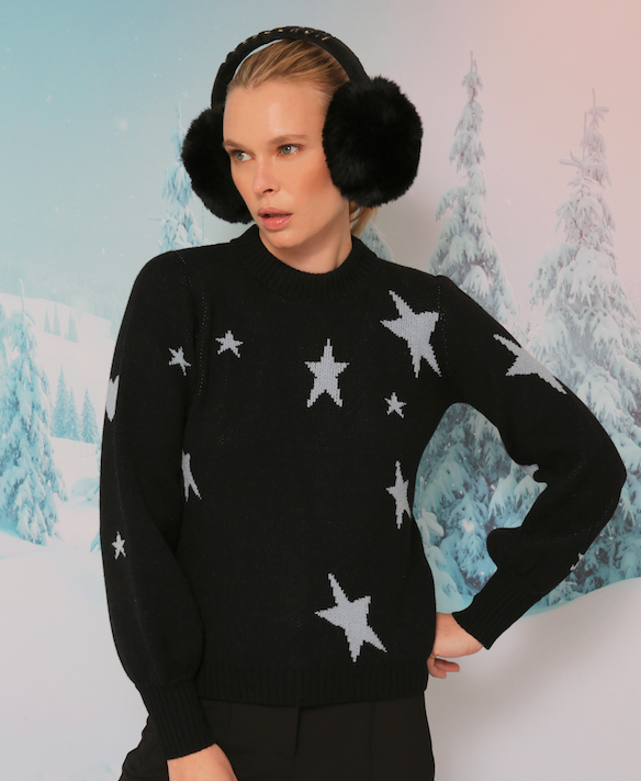 Tricot Estrelas e Corações