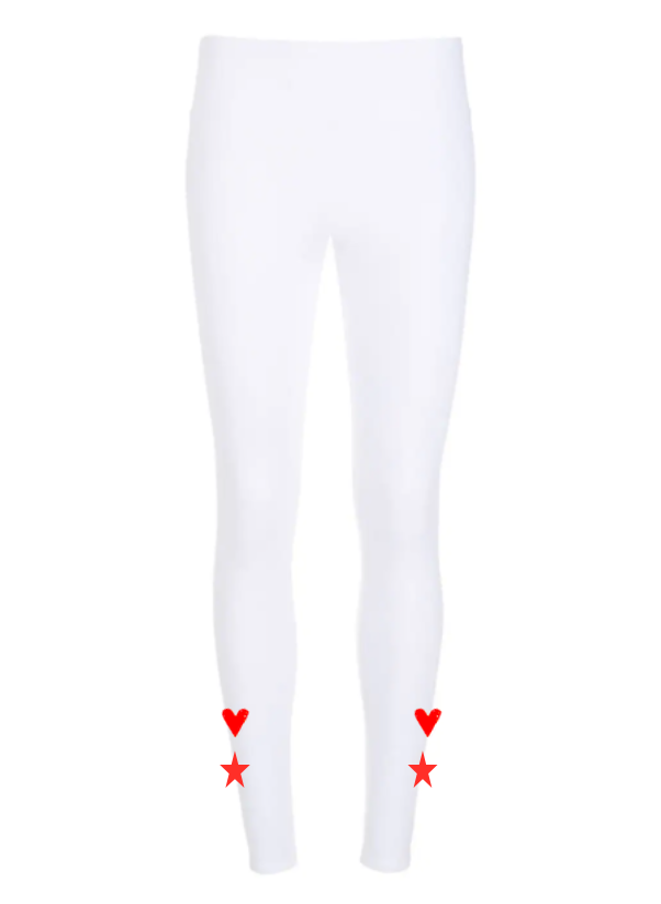 Calça Térmica Heart Preta com Azul Metalic
