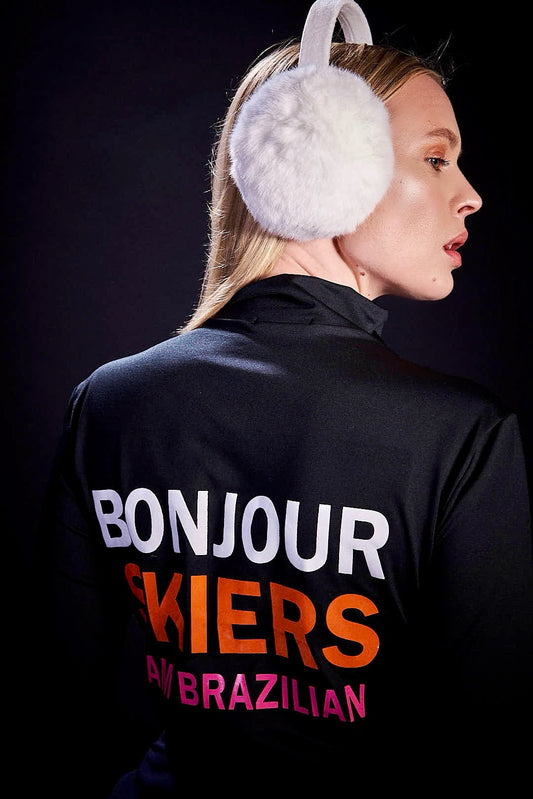 Blusa Térmica Bonjour I'm Brazilian Black