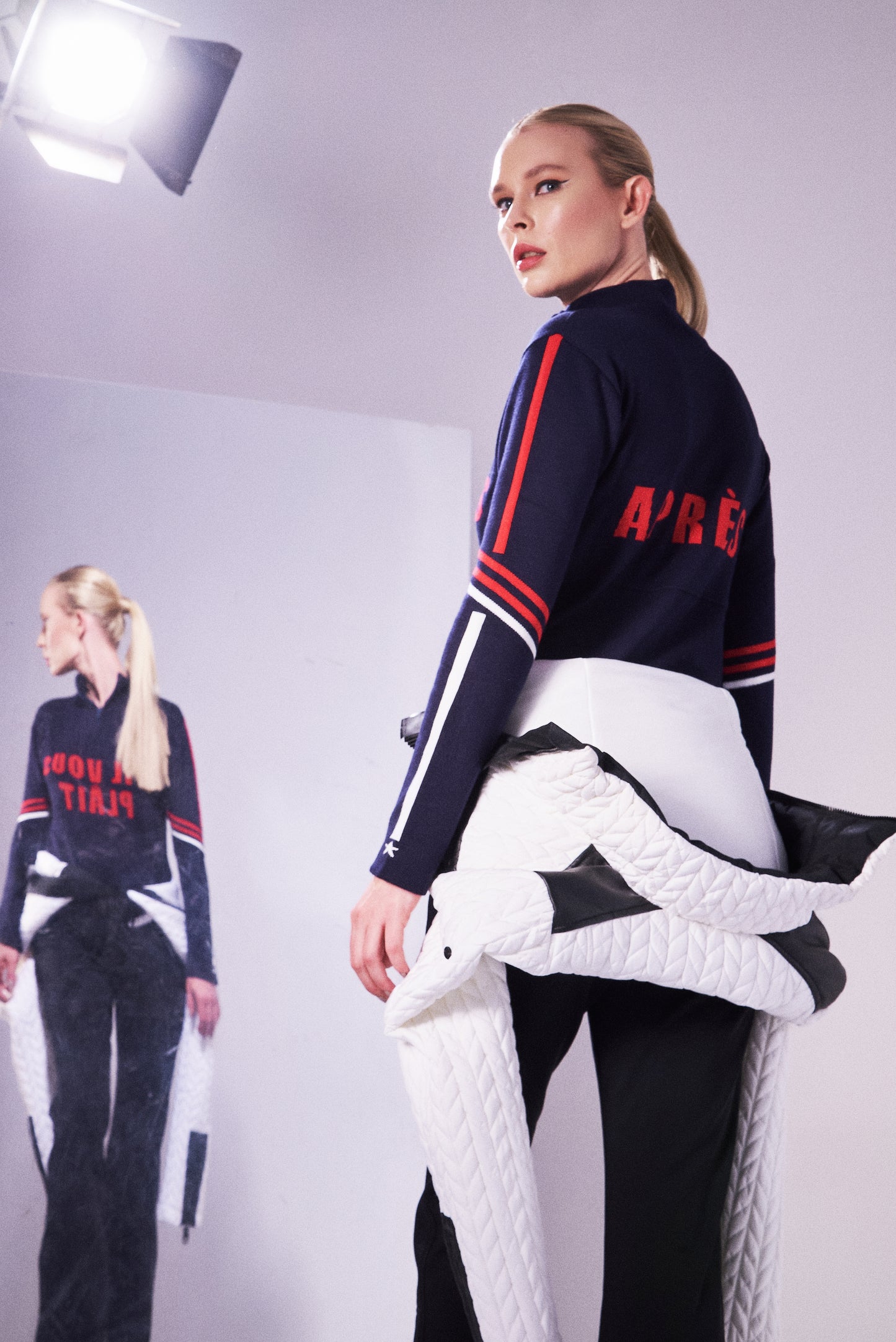 Tricot Síl Vous Plait , Après Navy