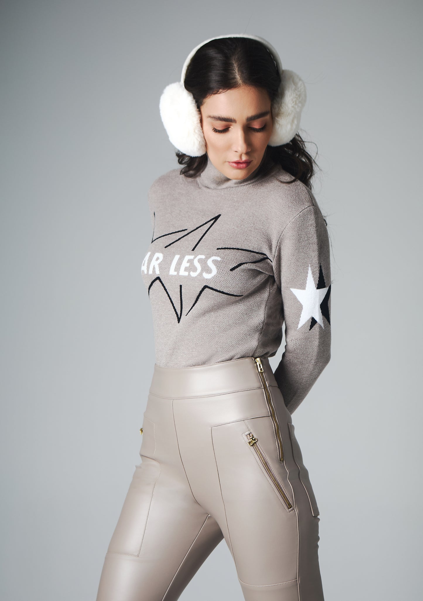 Calça couro Aspen Verde Militar