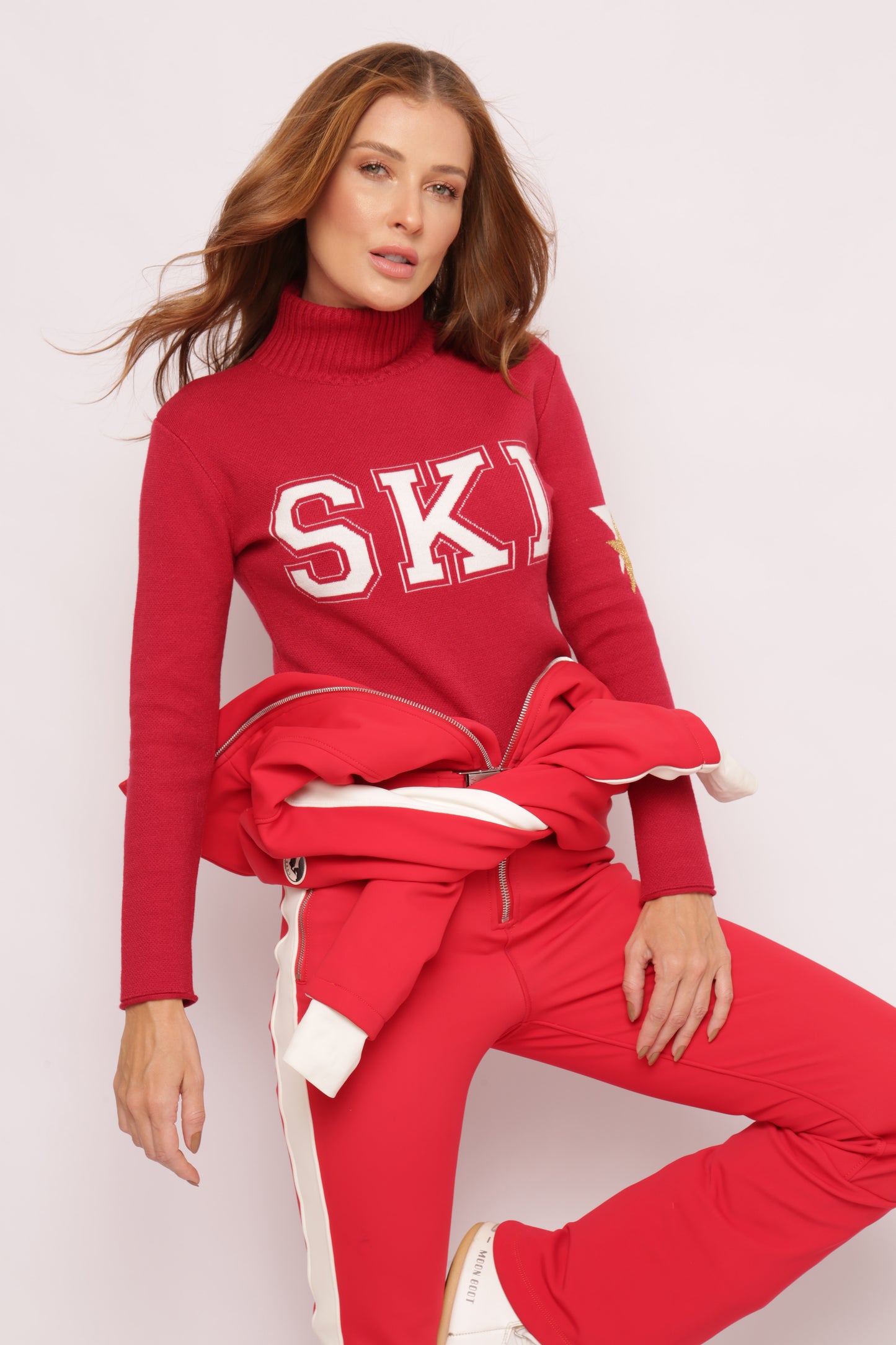 Tricot Ski Have Fun Red