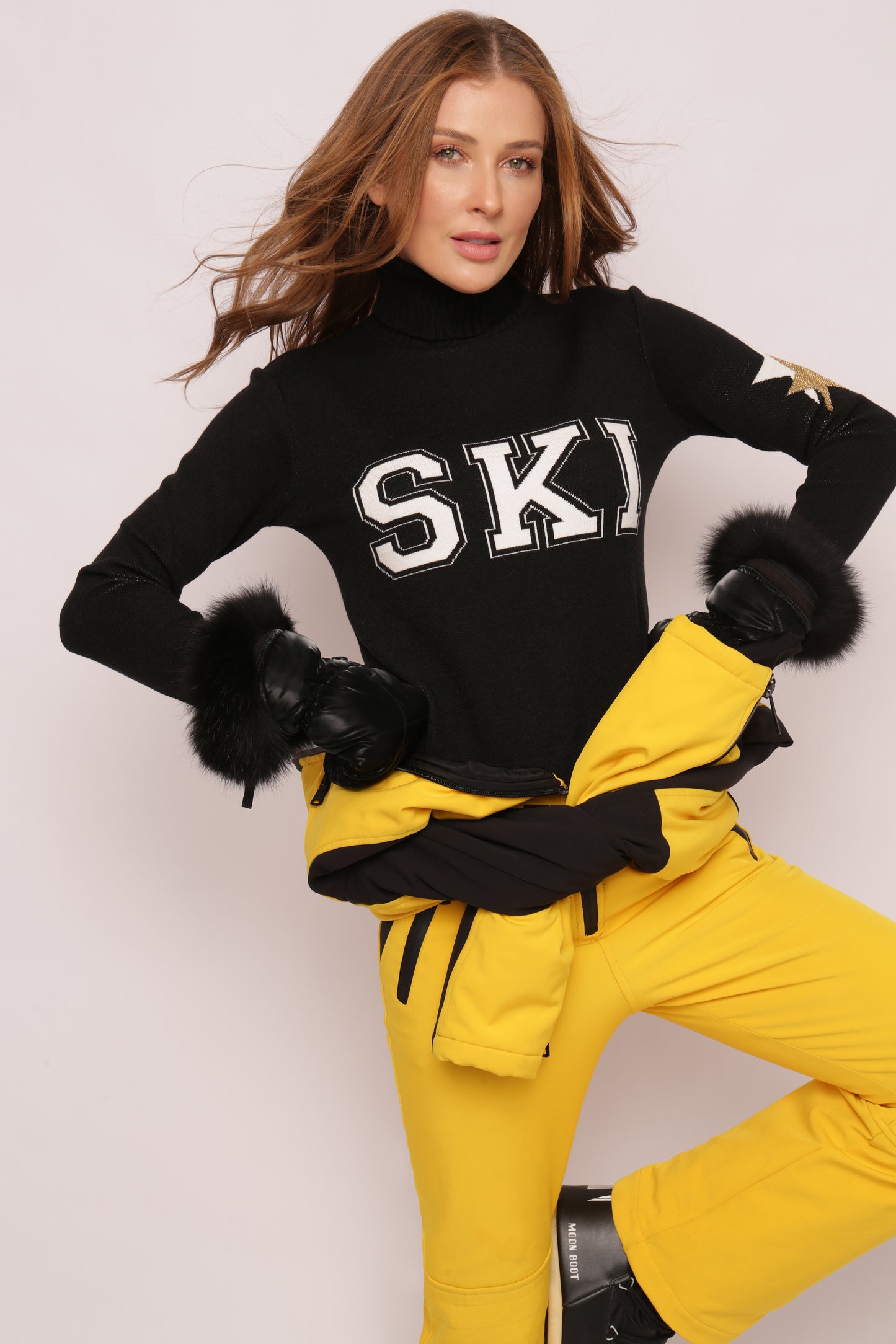 Tricot Ski Have Fun Black