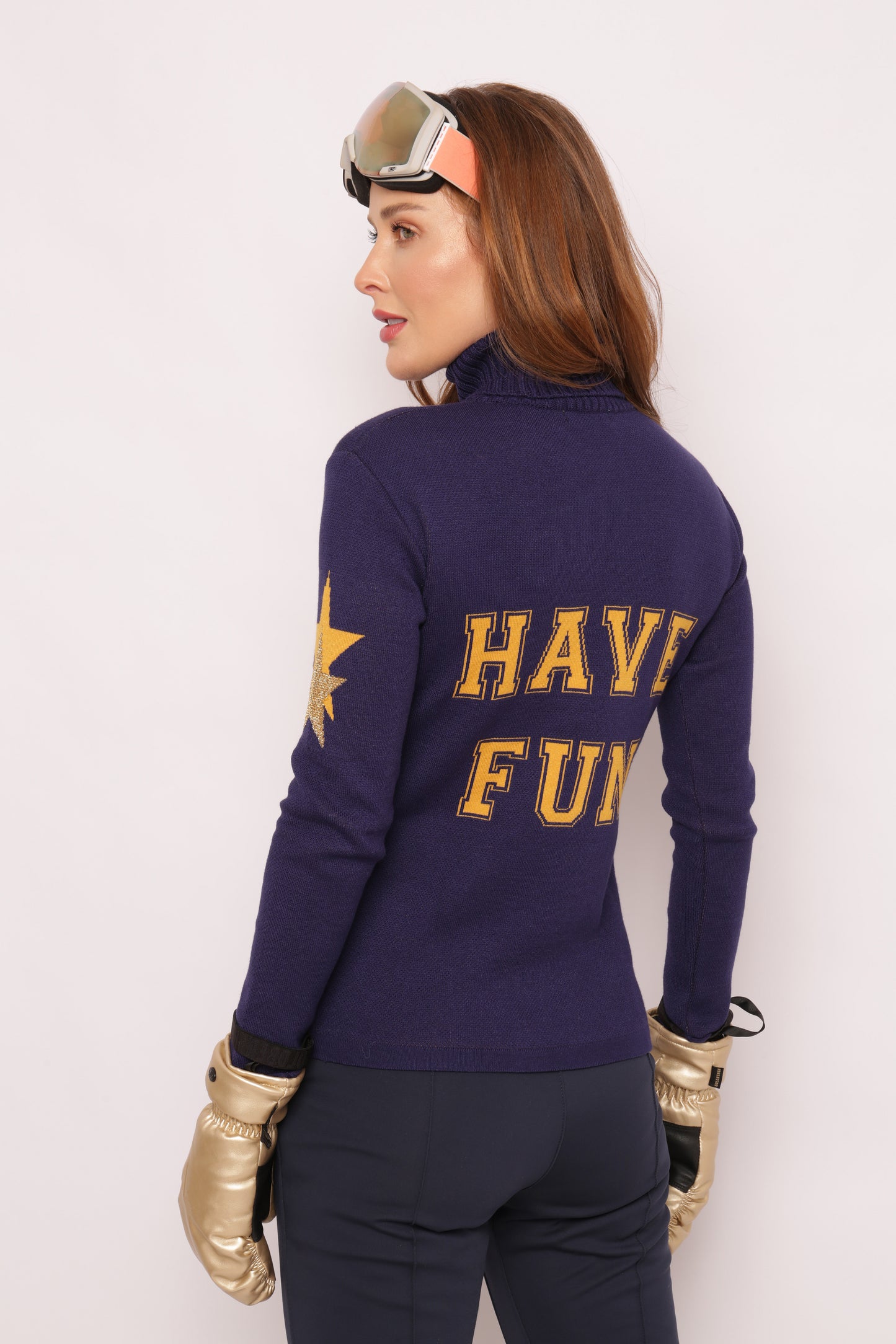 Tricot Ski Have Fun Navy