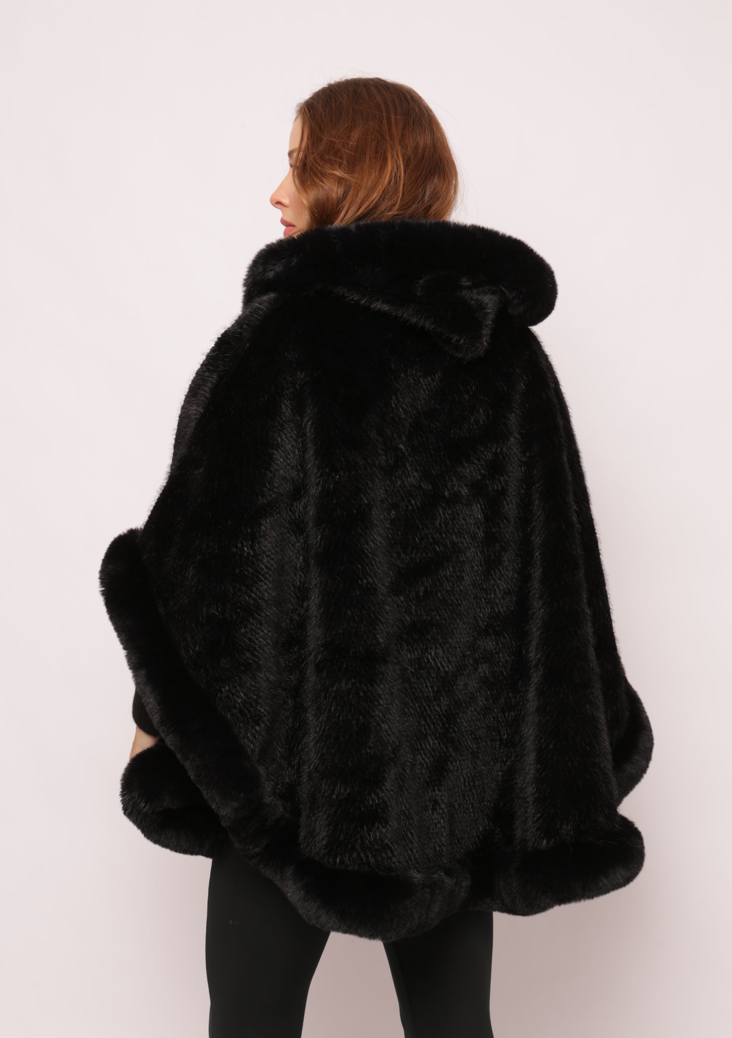 Poncho St Moritz Black