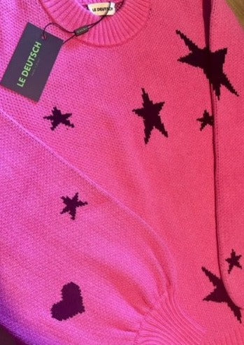 Tricot Estrelas e Corações