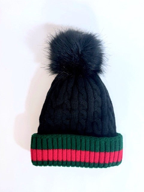 Gorro Listrado Fendi